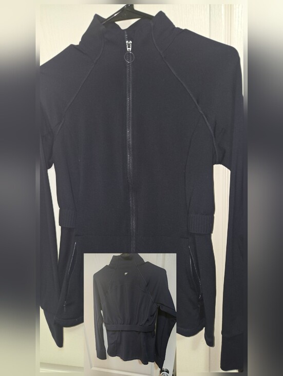Fabletics Jackets & Blazers - Fabletics Navy Full-Zip Active Utility Jacket